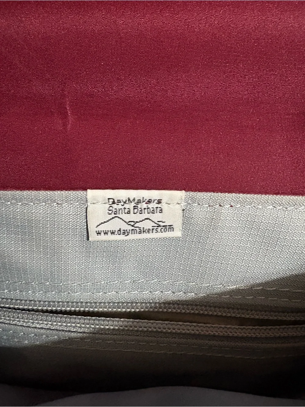 Compact Women's Crossbody Bag in Deep Raspberry Pink - Picture 3 of 8